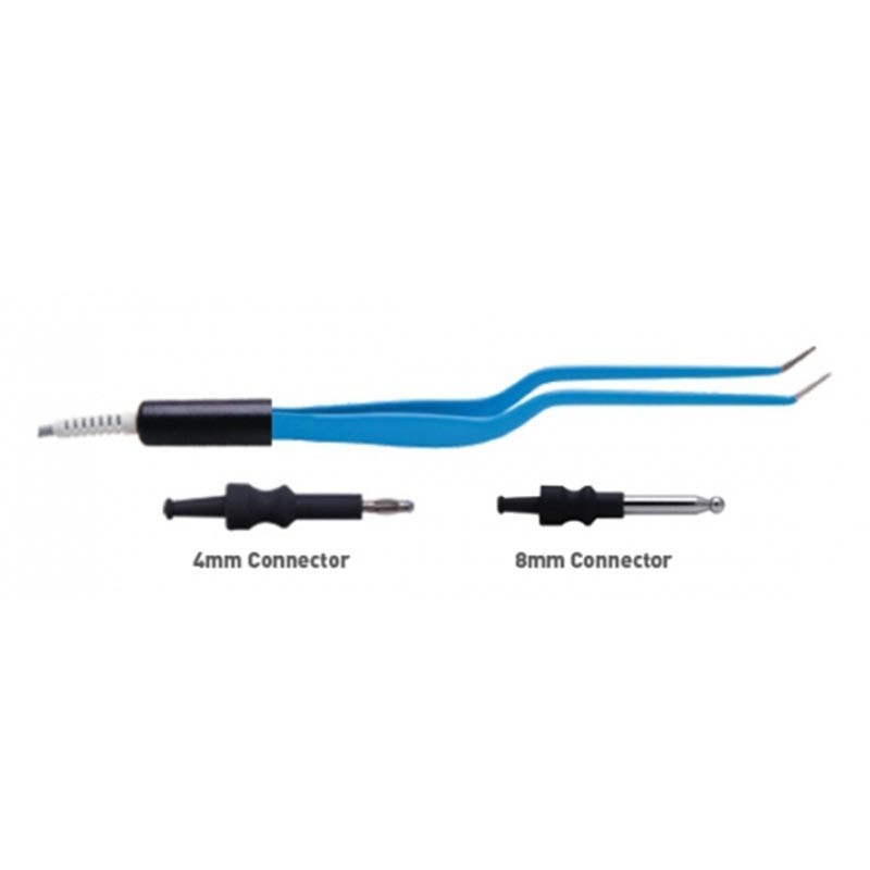 Bayonet Monopolar Forceps (ANG.UP) With Cable
